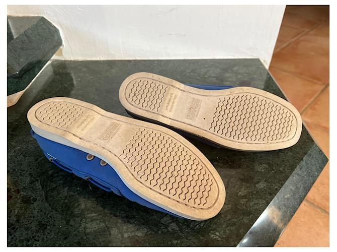 Sebago Dockside Bianco Blu Blu chiaro - vista 5