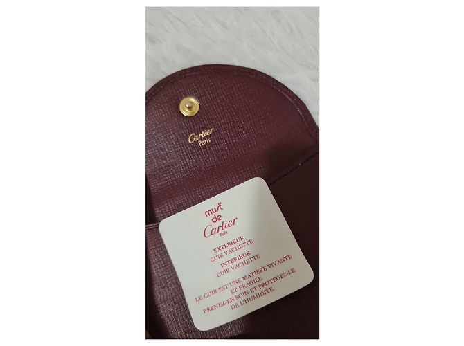 Cartier Purses, wallets, cases Dark red - view 3