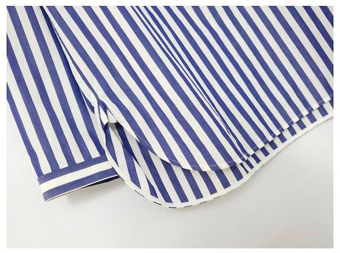 Céline Complejo turístico Celine x Philo 2016 Camisa túnica a rayas - vista 3