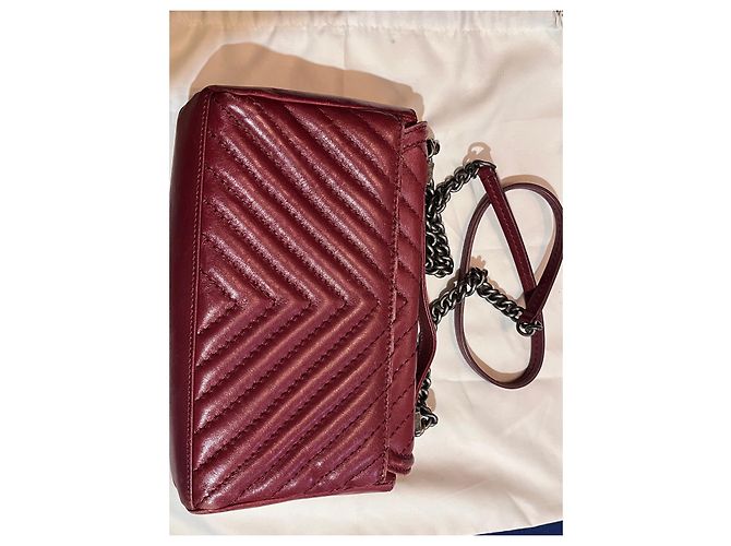 Timeless Borsa a mano Chanel Classic in pelle rossa Rosso - vista 2