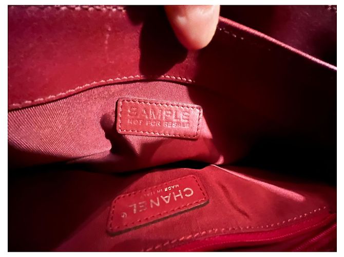 Timeless Borsa a mano Chanel Classic in pelle rossa Rosso - vista 8