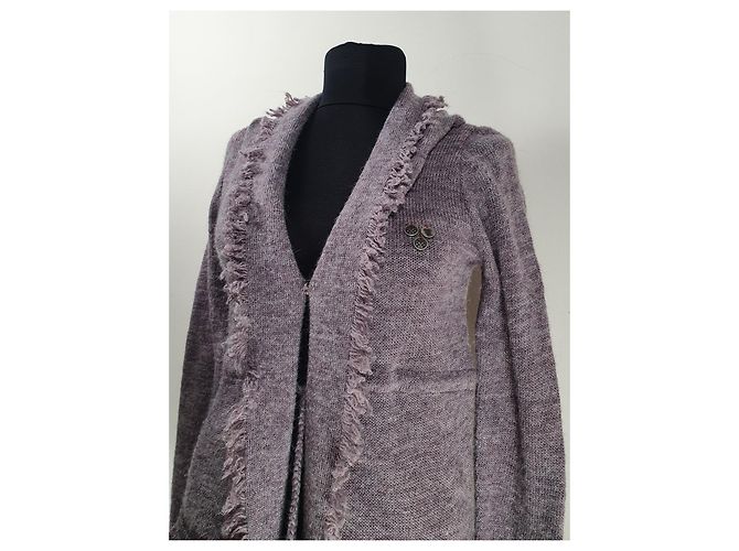 Odd Molly Strickjacke Lila Wolle Alpaka - Ansicht 2