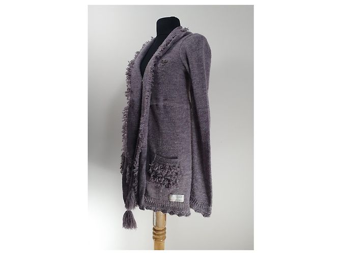 Odd Molly Strickjacke Lila Wolle Alpaka - Ansicht 3