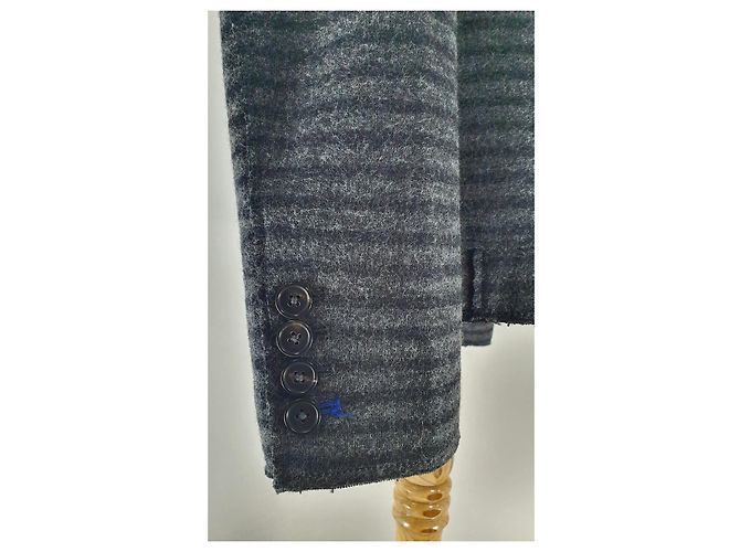 Blazer de rayas gris Blonde No.8 - vista 5