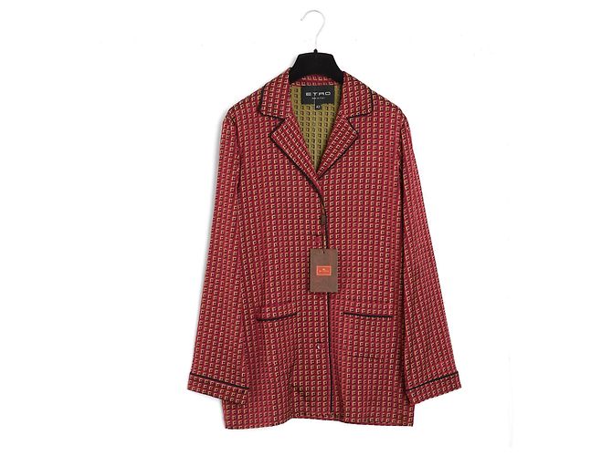 Etro completo pigiama rosso38/40 new - vista 4
