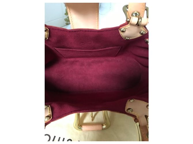 Borsa a mano Louis Vuitton Theda in pelle bianca Bianco - vista 8