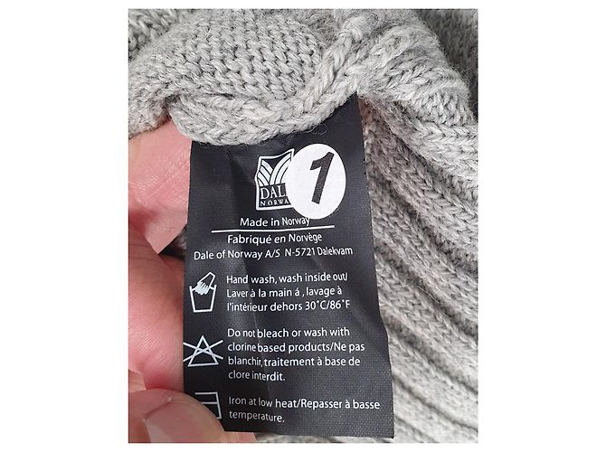 Dale of Norway Wollpullover Grau - Ansicht 4