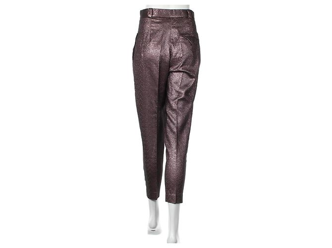 Tara Jarmon Hose in Rosa Baumwolle Polyester Pink - Ansicht 2