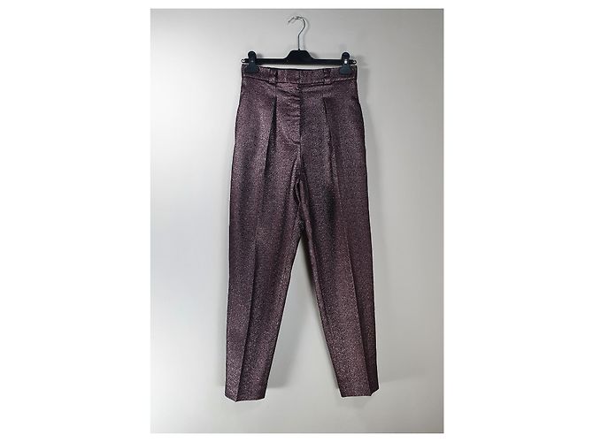 Tara Jarmon Hose in Rosa Baumwolle Polyester Pink - Ansicht 3