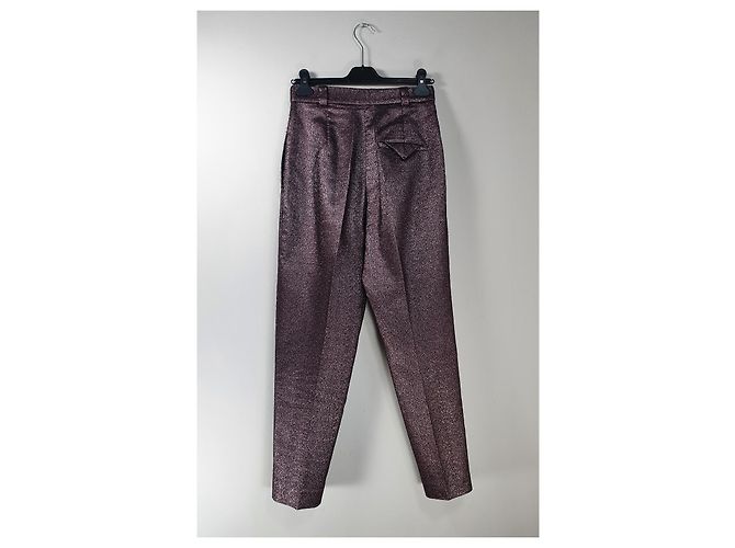 Tara Jarmon Hose in Rosa Baumwolle Polyester Pink - Ansicht 5