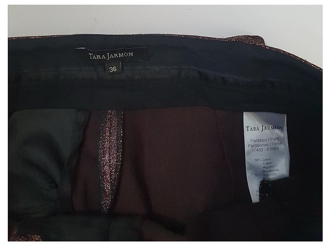 Tara Jarmon Hose in Rosa Baumwolle Polyester Pink - Ansicht 7
