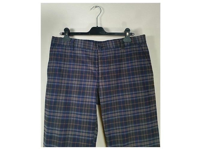 Pantaloni Etro Tartan in cotone Multicolore - vista 2