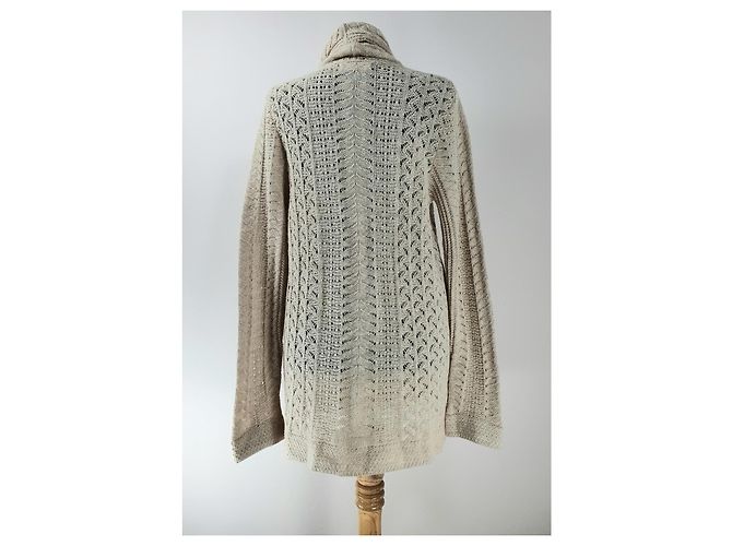 Strickjacke Odd Molly Beige Wolle Alpaka - Ansicht 3