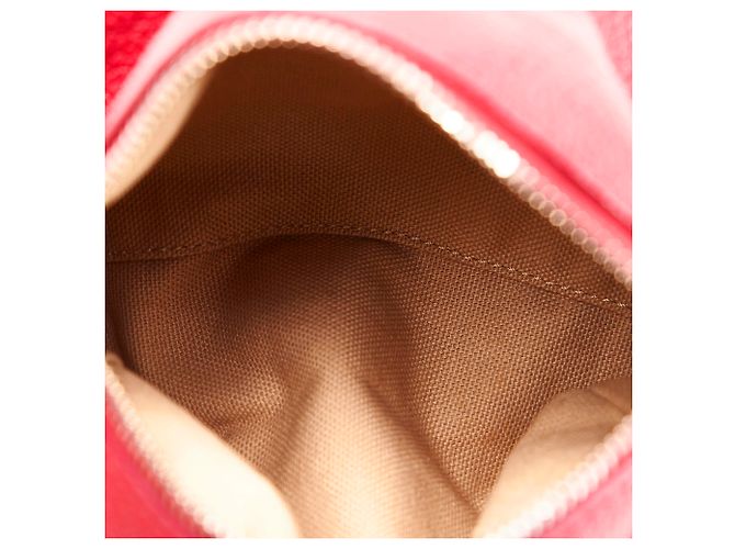 Borsa a tracolla mini Pandora in pelle rossa di Givenchy - vista 5