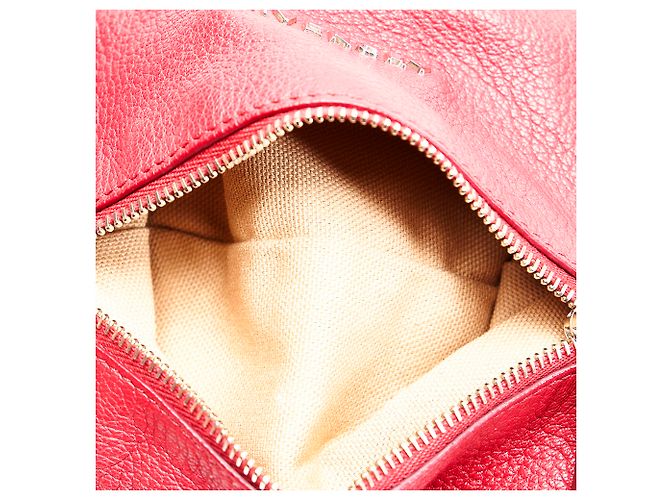 Borsa a tracolla mini Pandora in pelle rossa di Givenchy - vista 6