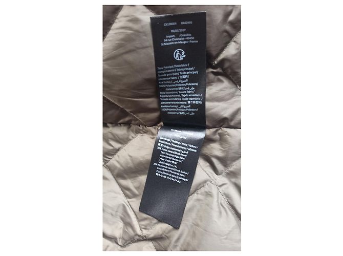Parka Ikks Kaki con inserti in pelle Taglia L Cachi - vista 7