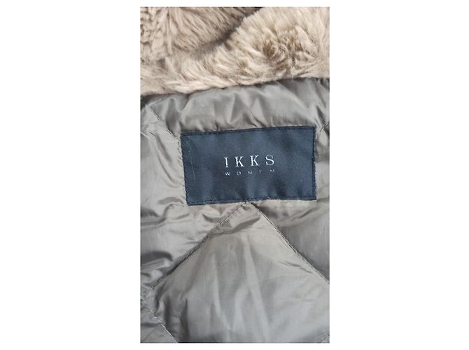 Parka Ikks Kaki con inserti in pelle Taglia L Cachi - vista 9