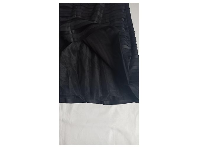 Trägerloses Kleid in Schwarz von Bcbg Max Azria Seide und Polyester - Ansicht 4