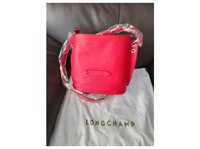 Borsa a mano Longchamp 3D in pelle rossa Rosso - vista 2