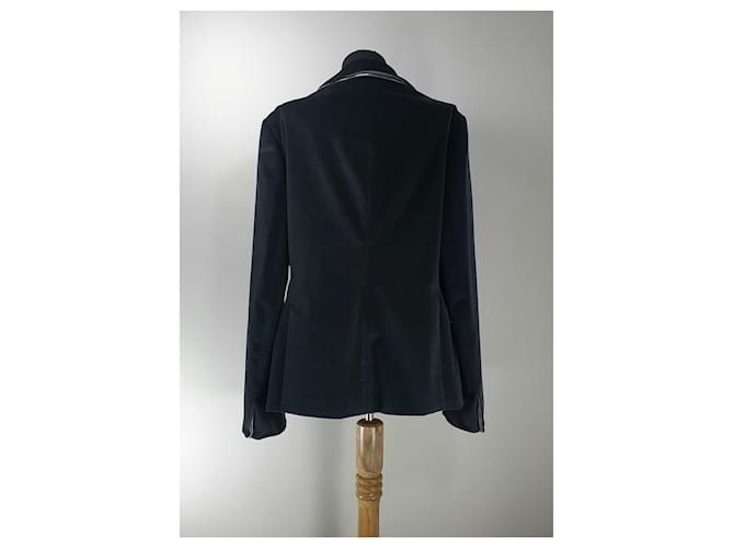 Blazer Prada Gris Oscuro Algodón y Seda Gris antracita - vista 4