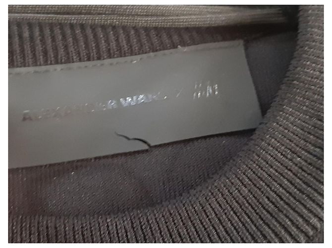 Alexander Wang x H&M Schwarzes Scuba Neopren Sweatshirt Krokoprägung - Ansicht 3