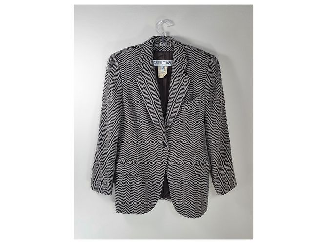 Blazer Cerruti 1881 in lana e seta Multicolore - vista 4