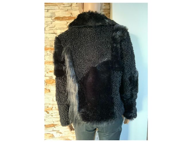 Abrigo Topshop negro de poliéster Talla S - vista 2