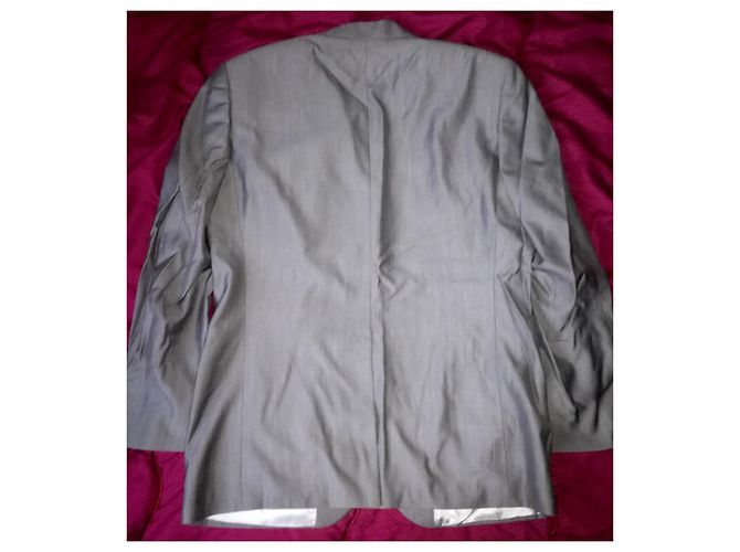 Louis Féraud NWT-Klassiker 3 Knöpfe Anzugjacke Grau - Ansicht 10
