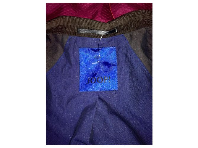 Joop! Completamente foderato 2 bottoni Marrone Everyday Giacca di jeans in cotone sportivo - vista 5