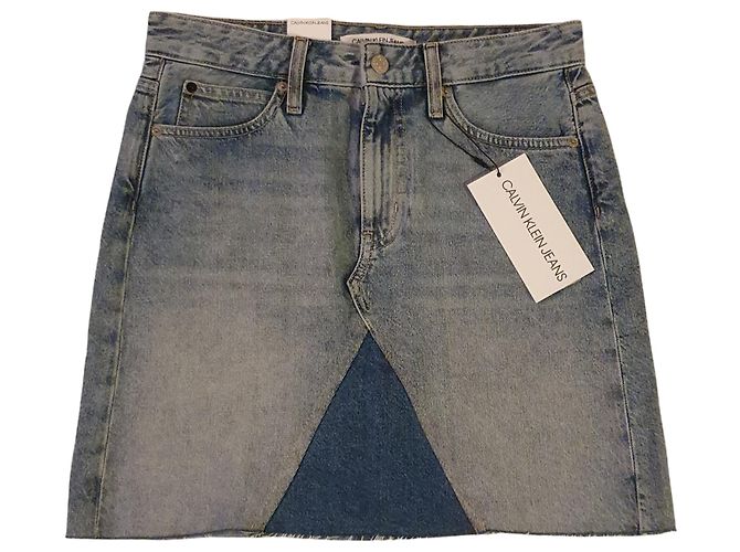 Falda vaquera Calvin Klein azul - vista 2