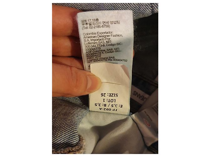 Falda vaquera Calvin Klein azul - vista 3