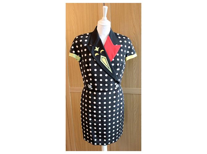 Completo vintage di Gianni Versace Nero Bianco Multicolore - vista 2