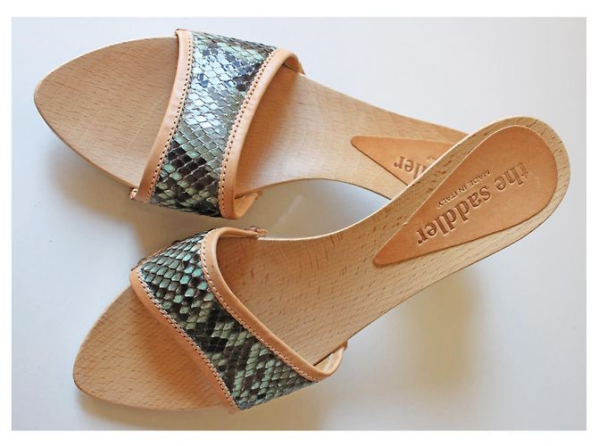 Sebastian Clogs aus Python und Holz von The Saddler Mehrfarben - Ansicht 3