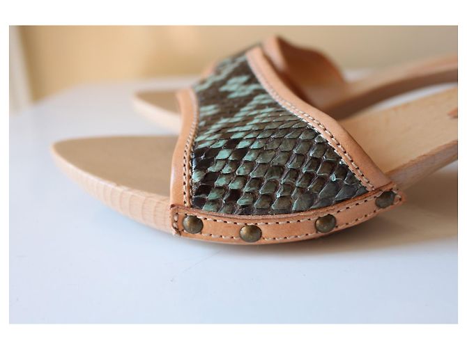 Sebastian Clogs aus Python und Holz von The Saddler Mehrfarben - Ansicht 5