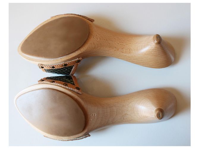 Sebastian Clogs aus Python und Holz von The Saddler Mehrfarben - Ansicht 8