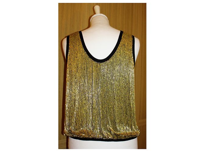 Gianfranco Ferré Camiseta sin mangas coleccionable en vidrio de Gianfranco Ferrè Negro Dorado - vista 3