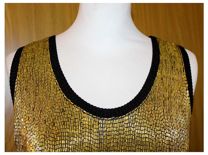 Gianfranco Ferré Camiseta sin mangas coleccionable en vidrio de Gianfranco Ferrè Negro Dorado - vista 7