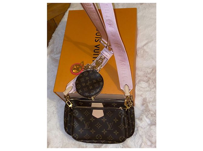 Borsa a Marsupio Louis Vuitton Rosa in Agnello - vista 5