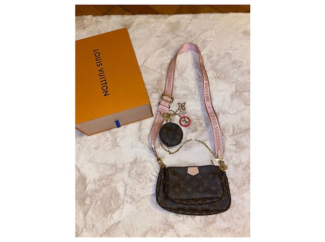 Borsa a Marsupio Louis Vuitton Rosa in Agnello - vista 9
