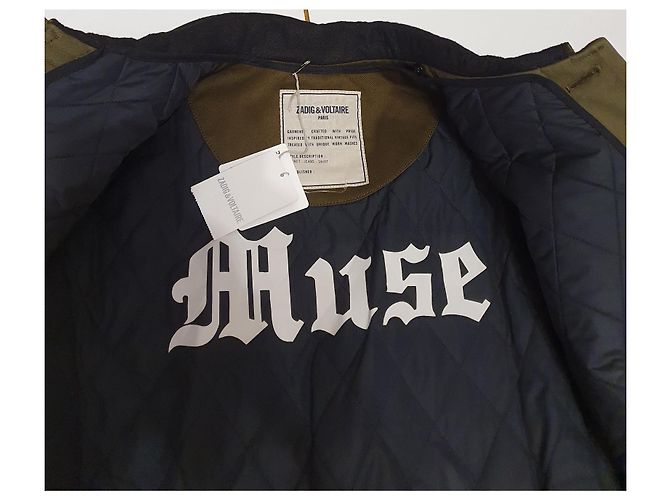 Zadig & Voltaire Jacke Parka Baumwolle Polyamid Mehrfarben - Ansicht 6