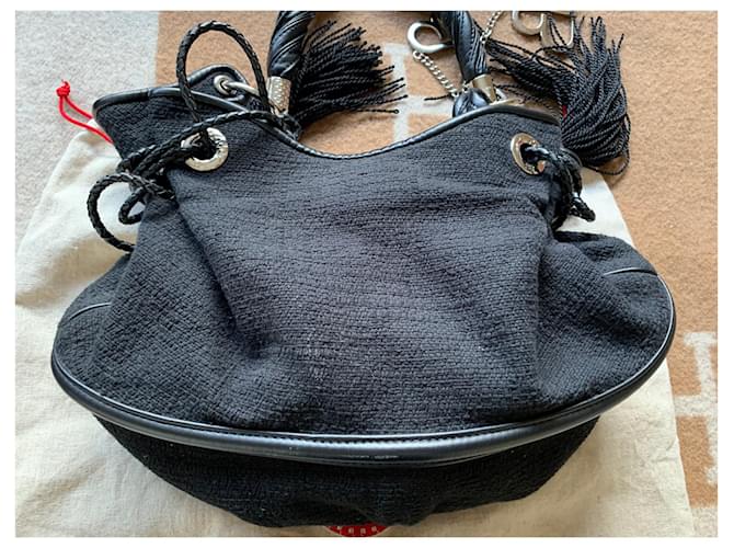 Lancel Brigitte Bardot Saint Tropez Nero - vista 4