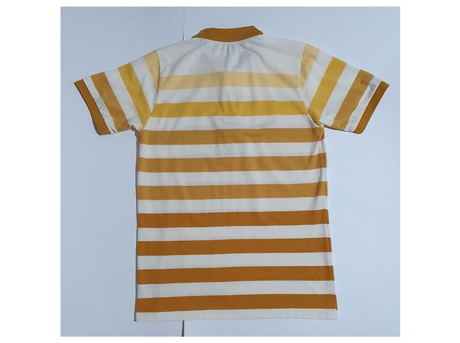 Autre Marque Abbate Poloshirt Weiß Gelb - Ansicht 3