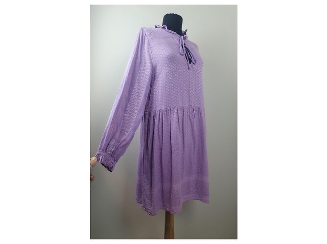 Cecilie Copenhagen Frida Kleid Lila Viscose - Ansicht 2