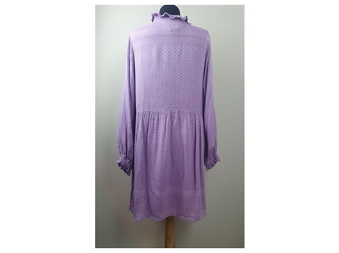 Cecilie Copenhagen Frida Kleid Lila Viscose - Ansicht 3