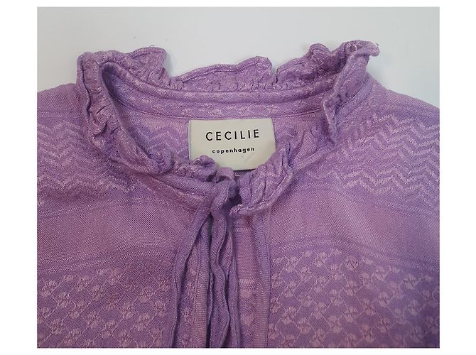 Cecilie Copenhagen Frida Kleid Lila Viscose - Ansicht 4