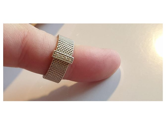 Tiffany & Co Somerset argento e diamanti - vista 2
