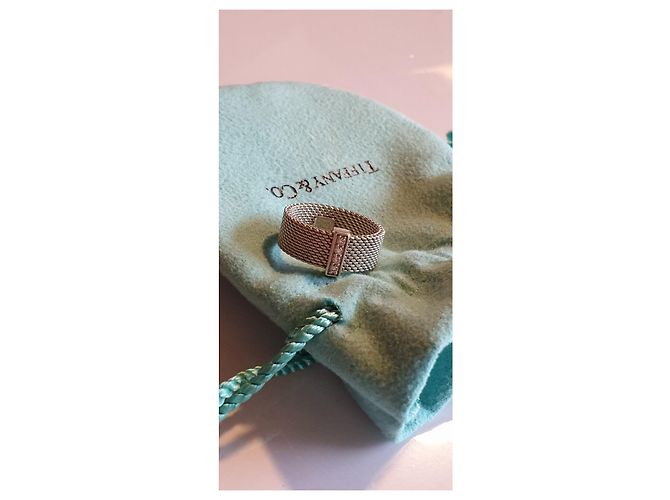 Tiffany & Co Somerset argento e diamanti - vista 3