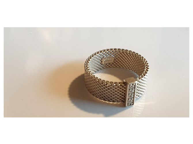 Tiffany & Co Somerset argento e diamanti - vista 4