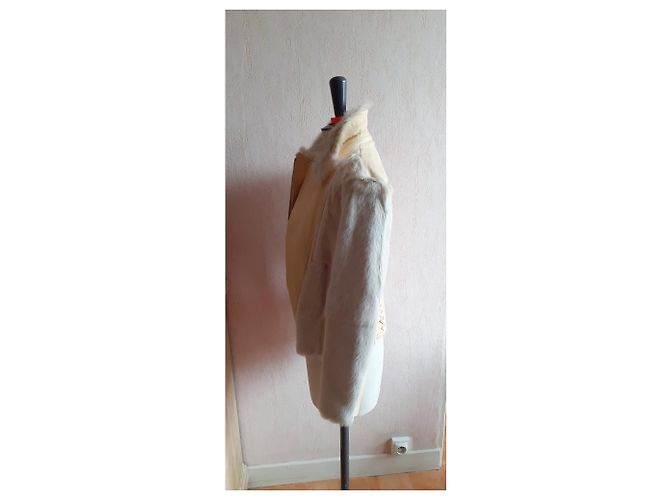 Vanessa Bruno Bikerjacke 3HVH03 V03011 Beige - Ansicht 12