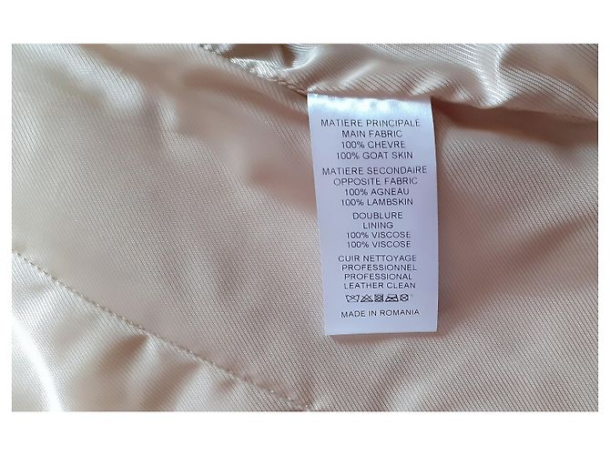 Vanessa Bruno Bikerjacke 3HVH03 V03011 Beige - Ansicht 14